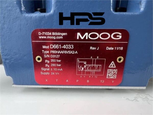 شیر برقی موگ MOOG مدل D661-4033