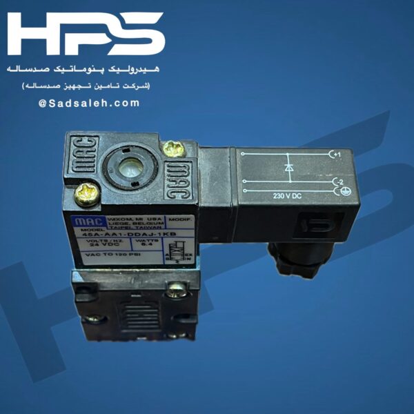 شیر برقی مک 45A-AA1-DDAJ-1KB MAC