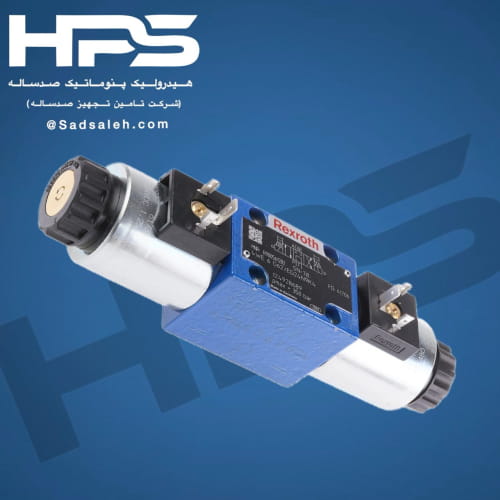 پارامتر فنی محصول,توضیحات و مقادیر استاندارد نام انگلیسی کالا,"Directional Spool Valve, Direct Operated, with Solenoid Actuation" کد فنی دقیق کالا,4WE 6 G62/EG24N9K4 برند سازنده کالا,بوش رکسروت (Bosch Rexroth) کشور سازنده,آلمان سایز رزوه کالا و نوع پورت,اتصال بلوکی زیرشیری ساندویچی مدولار (کالا فاقد رزوه مستقیم روی بدنه است؛ الگوی پورت‌ها بر اساس استاندارد جهانی سایز نامی ۶ یا CETOP 3 طراحی شده و رزوه پورت‌ها روی بلوک زیرشیری اصلی تعبیه می‌شود) سایز نامی هیدرولیک (سایز),Size 6 (معروف به استاندارد بین‌المللی CETOP 3) تعداد پورت‌های اصلی / تعداد موقعیت,۴ راهه / ۳ موقعیت کاری با برگشت فنر به مرکز (4/3 Directional Valve) نوع نقشه اسپول در حالت مرکز,مدل G (پورت‌های A و B به تانک باز، پورت P مسدود و بسته) حداکثر فشار کاری مجاز,"۳۵۰ بار در پورت‌های اصلی (P, A, B) و ۲۱۰ بار در پورت تانک (T)" حداکثر نرخ جریان (دبی عبوری),تا ۶۰ الی ۸۰ لیتر بر دقیقه (وابسته به فشار کاری مدار) ولتاژ کاری بوبین برقی,۲۴ ولت جریان مستقیم (24V DC) نوع آب‌بندی داخلی (Seals),NBR (لاستیک نیتریل استاندارد مناسب برای روغن‌های پایه معدنی) وزن تقریبی کالا,۲.۲ کیلوگرم (به دلیل داشتن دو بوبین در طرفین)